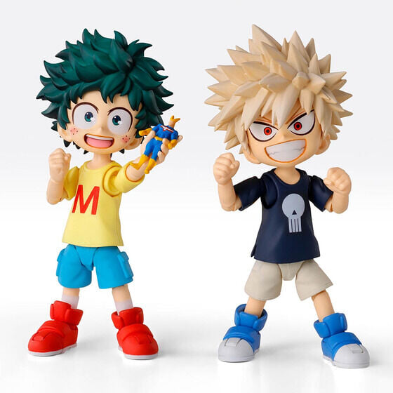 figsoku's tweet photo. 【僕のヒーローアカデミア】S.H.Figuarts「緑谷出久&amp;爆豪勝己-幼少期セット-」可動フィギュア

【9日16時プレバン受注開始】
価格11,000円（税込）
2027年5月発売予定
https://t.co/cbiqVMWjxQ
#SHFiguarts #僕のヒーローアカデミア https://t.co/cBd0vDYuPk
