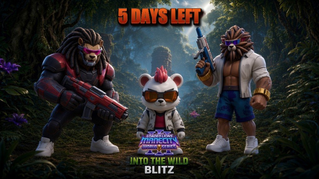 LoadedLions_CDC's tweet photo. Five days left in Into the Wild.

The leaderboard has had a week to take its final shape. Now comes the part that decides it.

The final push starts now. 🦁🔥 https://t.co/QrzxAFK1Lv