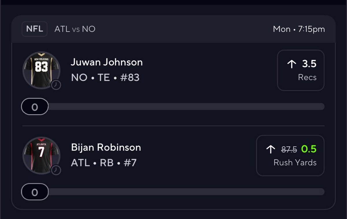 BetsByCris's tweet photo. Free Play #NFL #PrizePicks #Saints #Falcons #Lions #Panthers 

Juwan Johnson over last 11/13 games 
Over last 7/9 @ home games 
Over last 3/4 vs ATL w 5+ targets 
Over last 5/5 @ home w Shough at QB
Avg. 6.2 rec in those 5 games w Shough https://t.co/gg9dIKHar2
