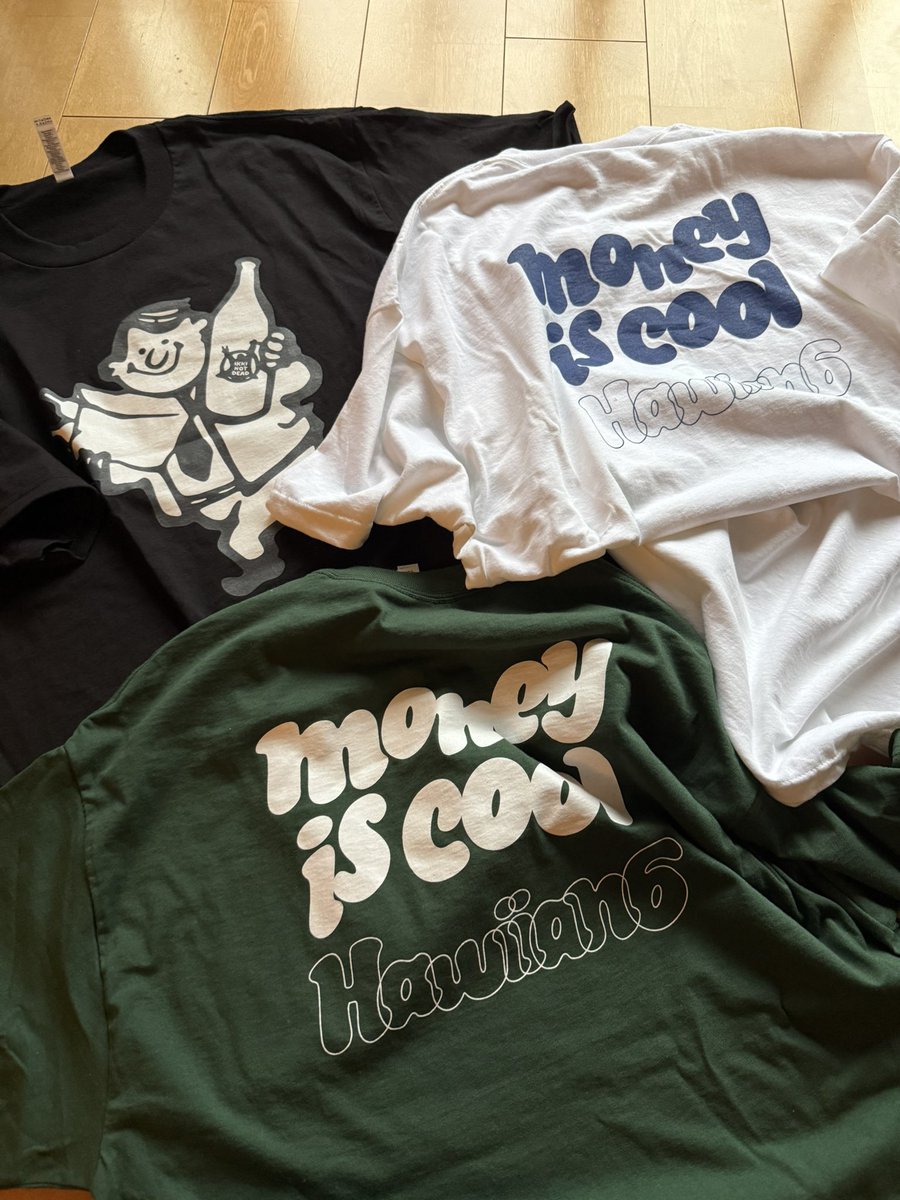 IKKINOTDEAD_JP's tweet photo. 【HAWAIIAN6 MARCH】

NEW MARCH 
money Tシャツ
明日、下北沢シェルターより販売開始🔥
よろしくお願いします🔥

#IKKINOTDEAD
#HAWAIIAN6 https://t.co/BrttJIV4yo