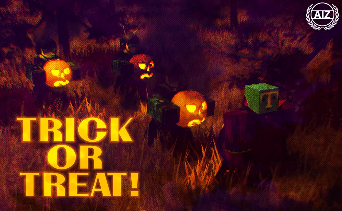 silvyn06's tweet photo. Promos for A.I.Z Halloween I made!! https://t.co/SVK7kWHu8n