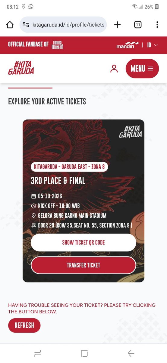 fzacuy's tweet photo. wts dijual tiket timnas garuda vs thailand final game asian cup

✅Upper (5 Tix) 285k/Tix
✅Garuda West (4 Tix) 775k/Tix

diurus sampe fisik
bisa langsung transfer garuda id yaa, wajib punyaa, harga sesuai web ajaaa

.t wtb wts ticket final indonesia vs thai #zonajajan #zonauang https://t.co/wOVq7SroSq