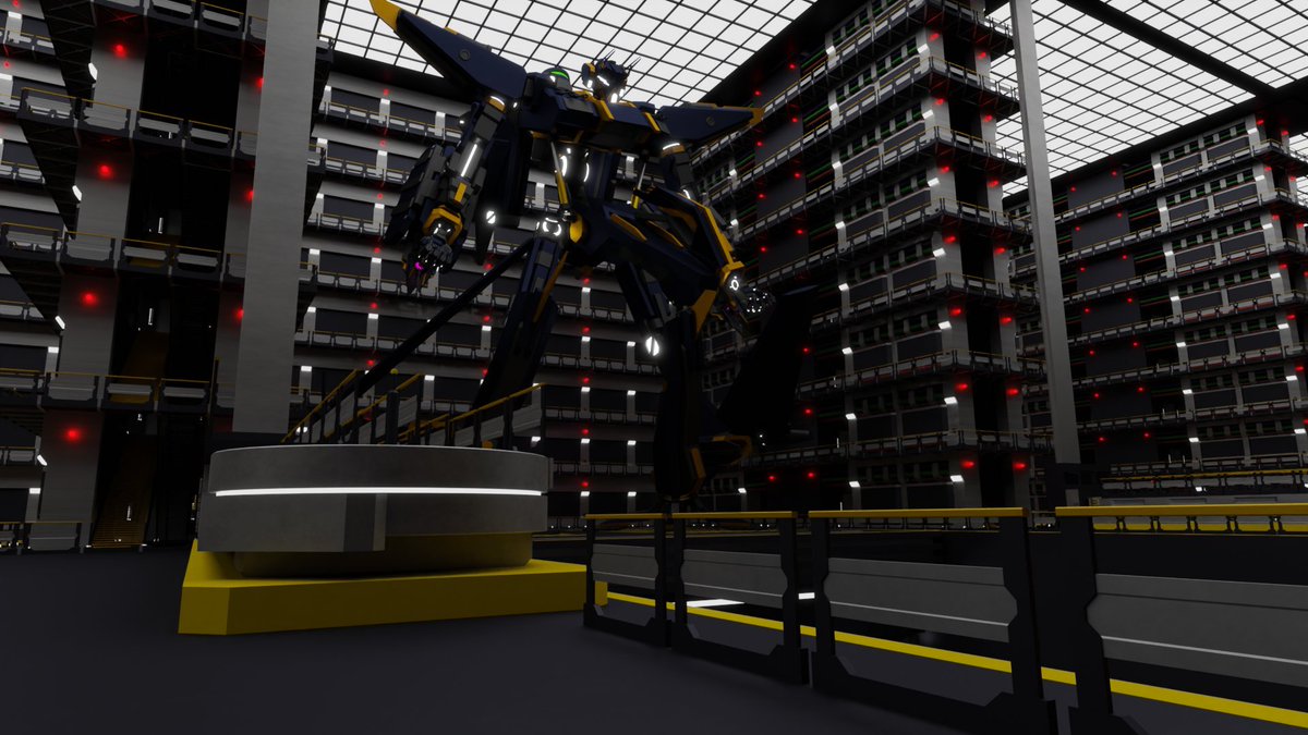AscenderVRC's tweet photo. VRCワールドで自分で作ったロボットを見たい
という夢を目指して色々制作中です https://t.co/GD32WnPcK8