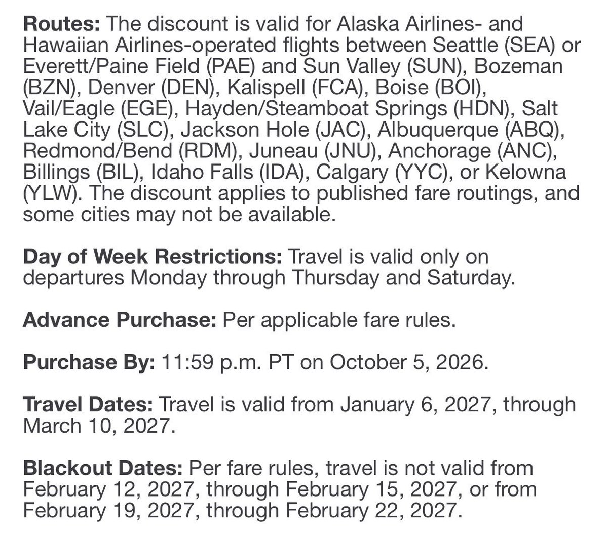 wtfresca's tweet photo. Alaska Getaway Goals promo cities (it’s a lot) https://t.co/erbOXKAF1J