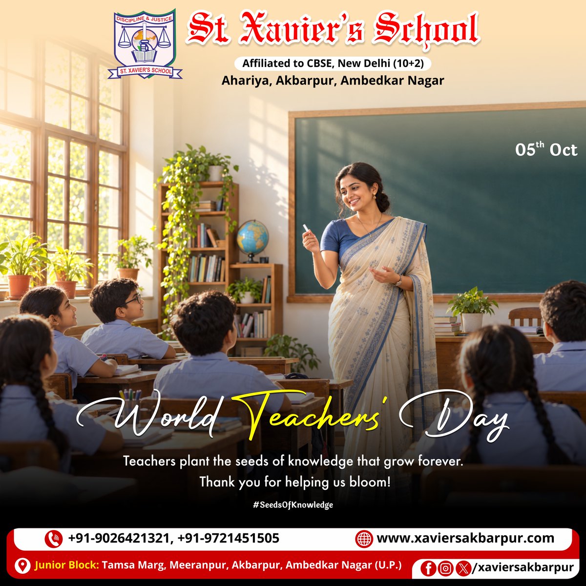 xaviersakbarpur's tweet photo. A teacher’s influence reaches far beyond the classroom—it lives on in every life they inspire.
#ShapingTheFuture #TeacherImpact #BeyondTheClassroom #InspiringEducators #EducationMatters #TeacherLegacy #LearningForLife #FutureMakers #MentorMagic #TeachersChangeLives https://t.co/kJBGciYhkR