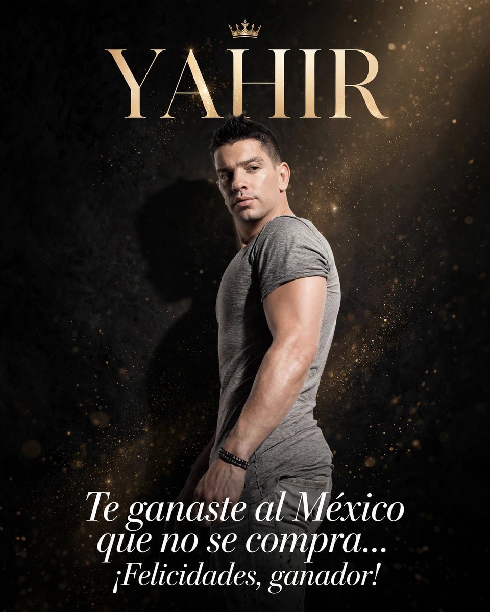 Jazmniz's tweet photo. YAHIR GANADOR 🏆❤️ https://t.co/z102ty51zl