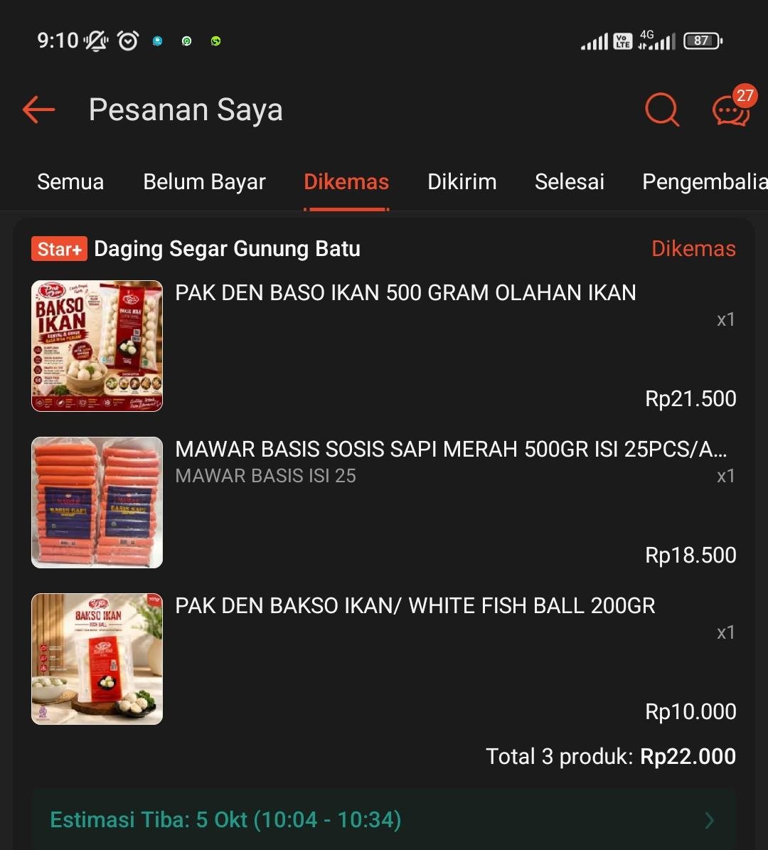 Kusaeriku's tweet photo. @RacunBelanja lumayan stock 🤭 https://t.co/kKAJeZdjlU