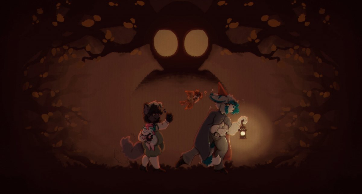 Bruon200's tweet photo. Drawtober day Three(late): Oil Lamp
"How the gentle wind
Beckons through the leaves
As autumn colors fall" 🍂

#lilybillydrawtober2026 #drawtober2026 #inktober2026 #furry #furryart #overthegardenwall #OTGW https://t.co/M2Bw29lR9S