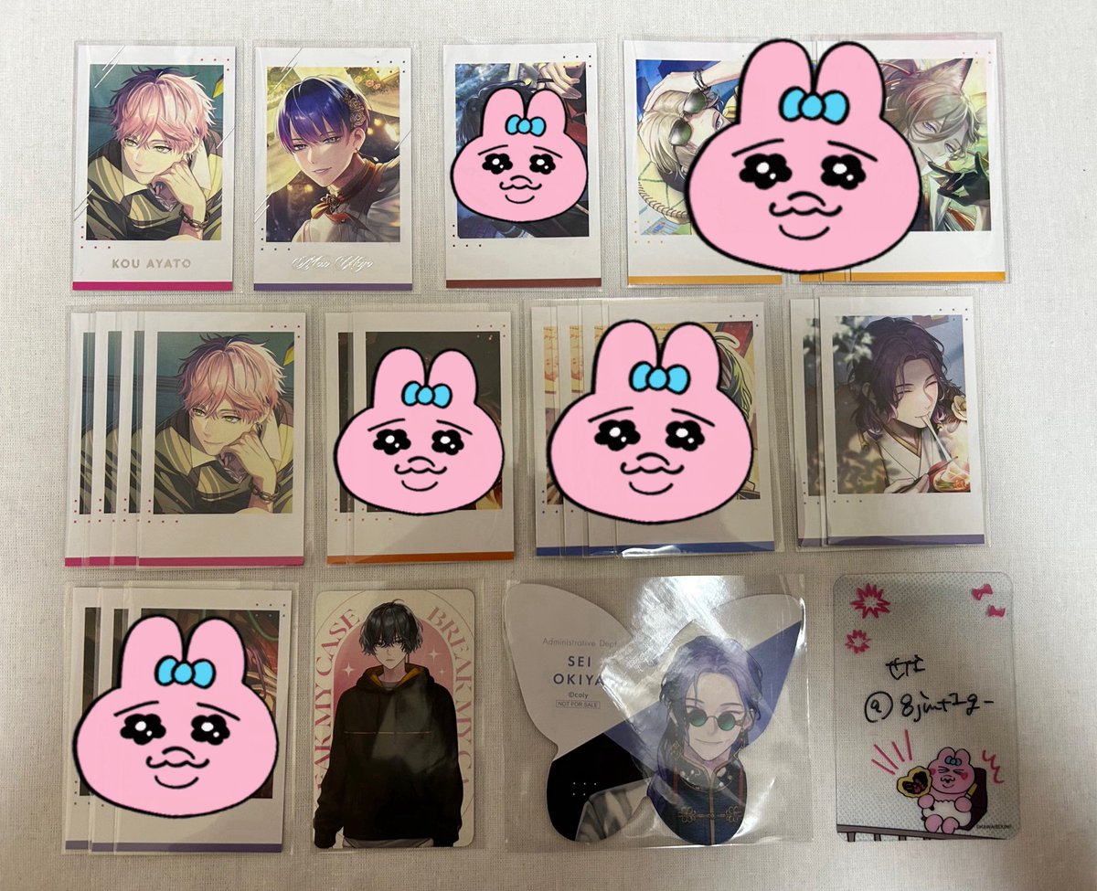 18_8BCCD6's tweet photo. ꒰ 交換 ꒱
ブレマイ Special Show Room フォトカ 特典 蝶型

譲：綾戸 宇京 隠岐谷

求：槻本

お声がけは引用元にお願いいたします🍒 https://t.co/sClpjmQ55O