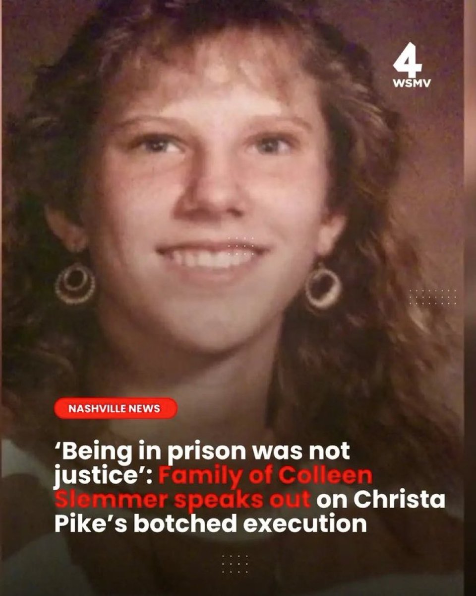 NanLee1124's tweet photo. 🚨I’m sick of hearing about the pain that Christa Pike has endured! What about COLLEEN SLEMMER? She’s the real victim! Say HER name and plaster HER face everywhere, and NOT the face of the woman who violently tortured and killed her! 😰⬇️ https://t.co/SXGmi9bYTf