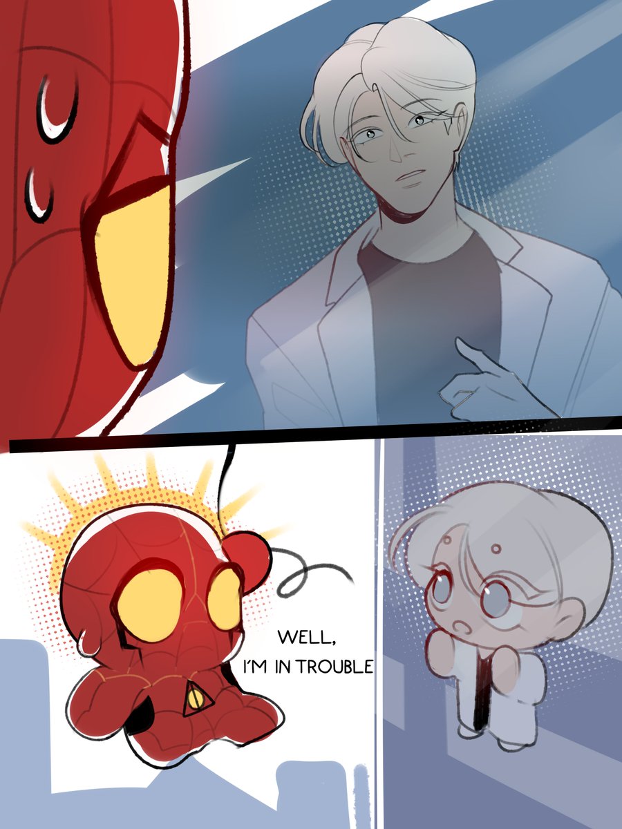 supmilger's tweet photo. I got stuck
#drarry #spiderman https://t.co/d3gANro3X2