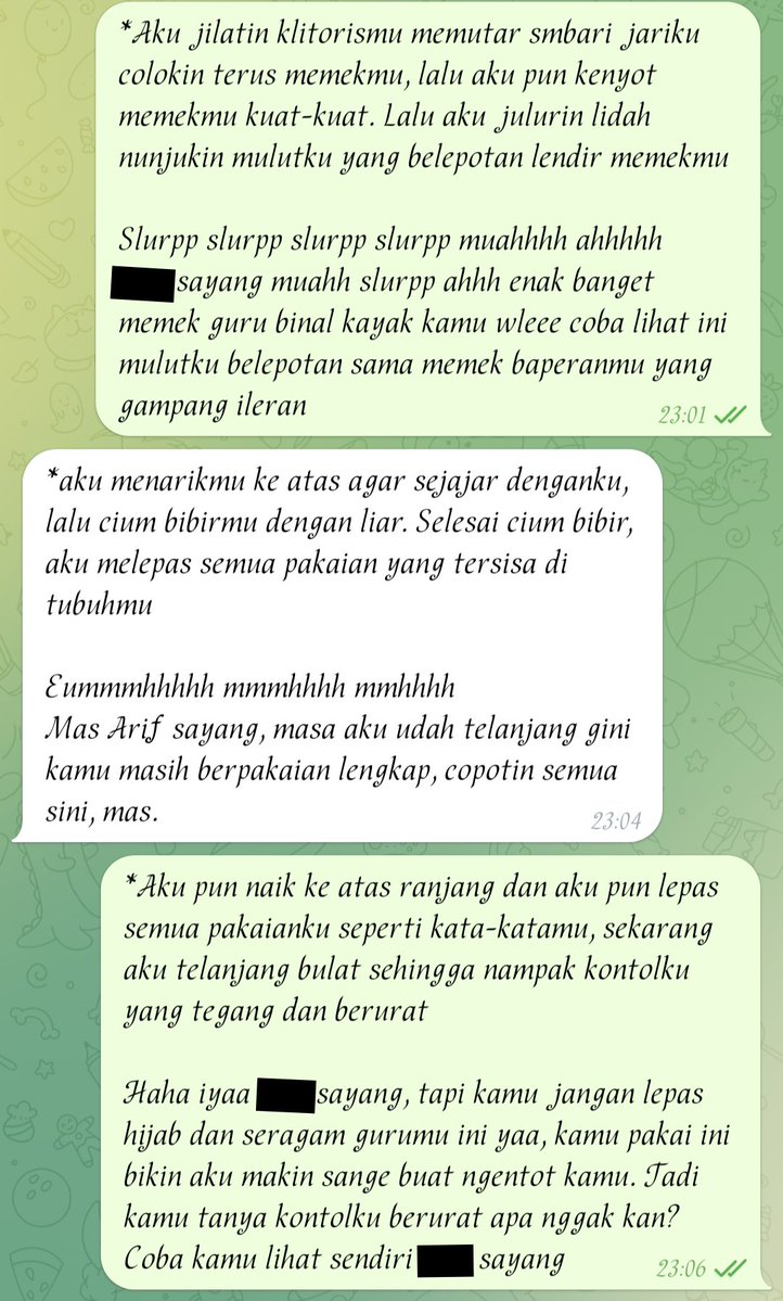Arif66mu's tweet photo. Guru cantik ngentot dengan ayah muridnya yang sudah beristri
#chatseks #chatsekskasar https://t.co/WCVG9hmezs