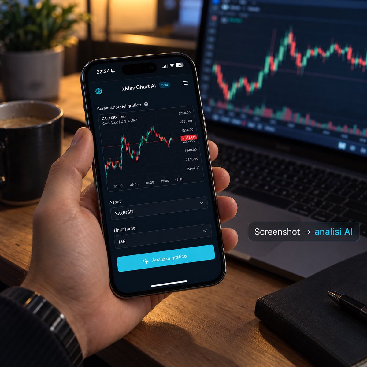 xmavchartai's tweet photo. Ho lanciato xMav Chart AI.

Screenshot del grafico → analisi AI strutturata.

Entry, SL, TP, Risk/Reward e spiegazione del setup.

Provala gratis: https://t.co/mLtKwmXNQZ

#chartai #trading #xauusd #btc #app https://t.co/UyIFNpKqUJ