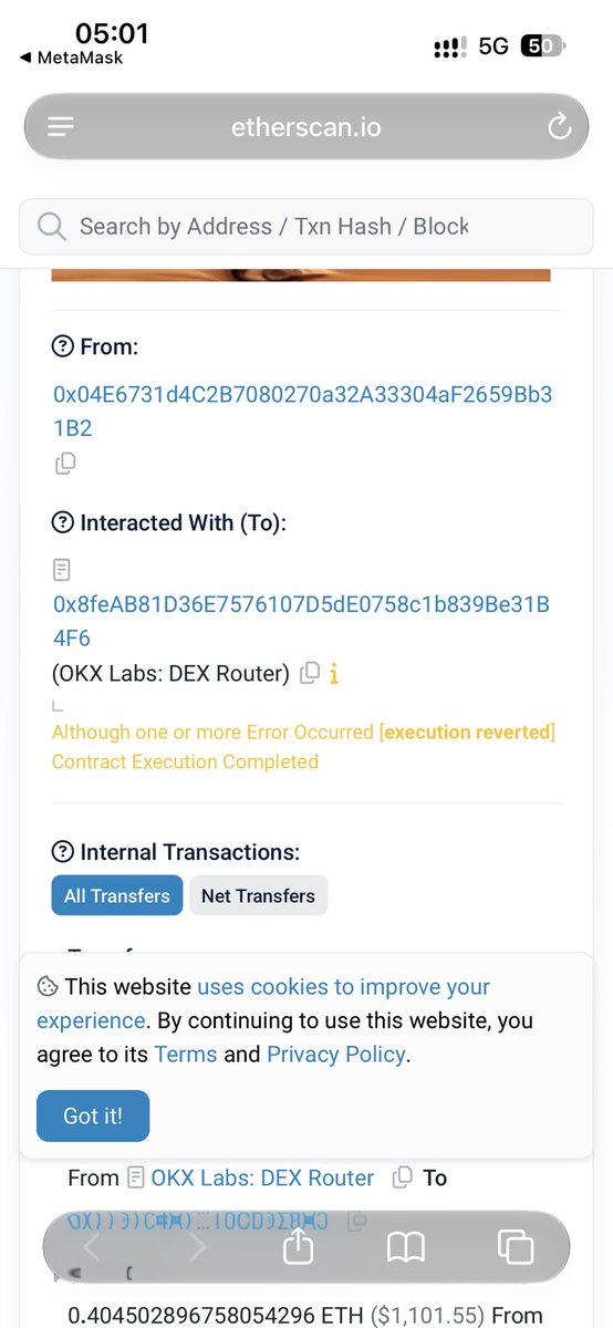 KayhanKaf's tweet photo. Metamask uygulamasında açıkmı var bütün birikimim çalındı lütfen incelermisiniz @MetaMaskSupport @MetaMask https://t.co/lkzANThQ2H
