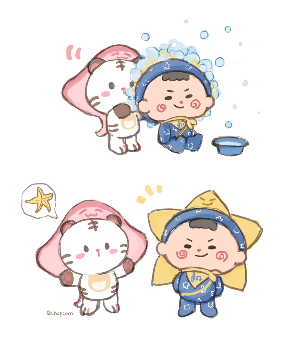 chopcorn__'s tweet photo. Turning Jummo into starfish ⭐️ 
#Jummo #TINGTING
#Teshowping #Juniormark https://t.co/ynK2v9ETXt