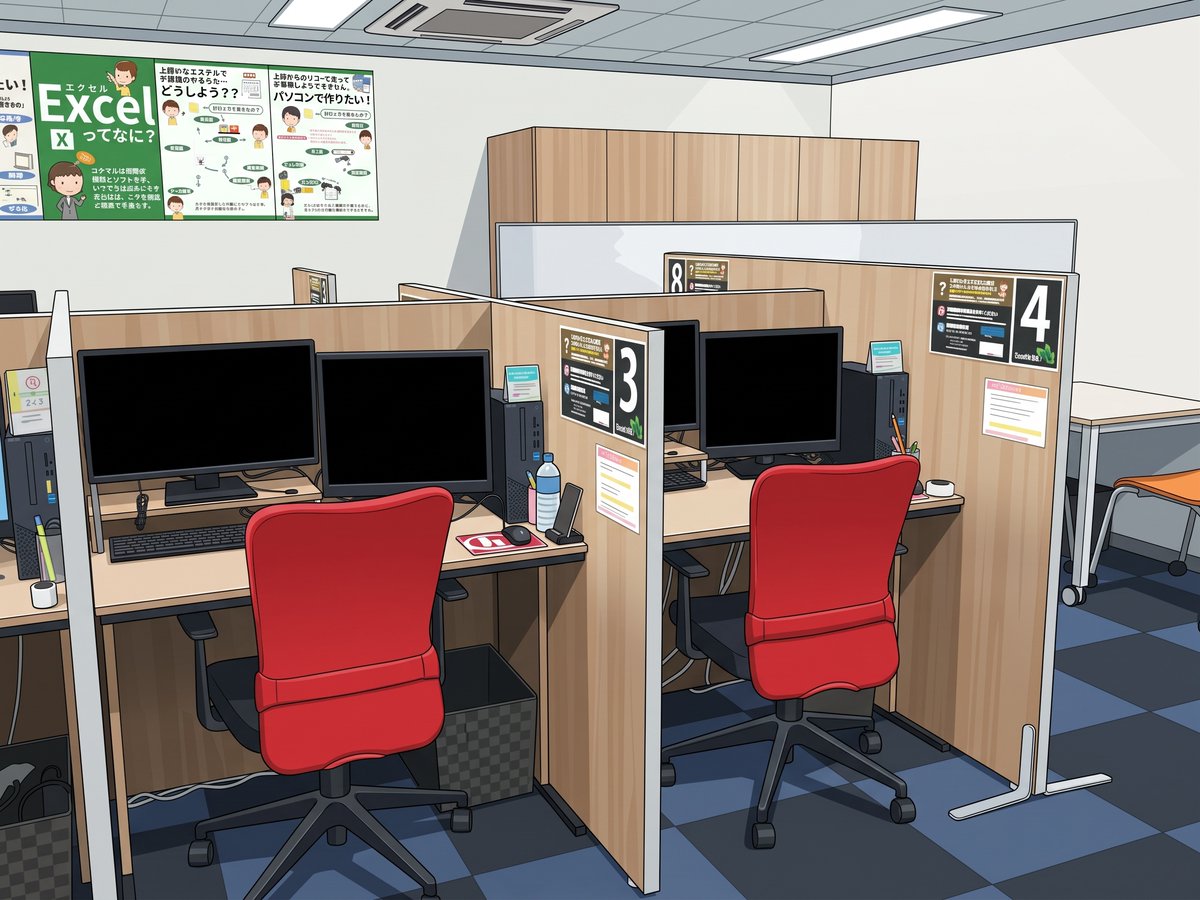 H_H_hello_PC_'s tweet photo. 【周りを気にせず自分のペースで学べる「個別ブース」🎧】
当教室は1人ずつ仕切られた個室風ブース！
「進みが遅いと恥ずかしい…」という心配はいりません。ヘッドホンをつけて動画と先生のダブルサポートで安心して学べます😊
#個別指導 #安心サポート #東広島 https://t.co/itd6Qktmn0