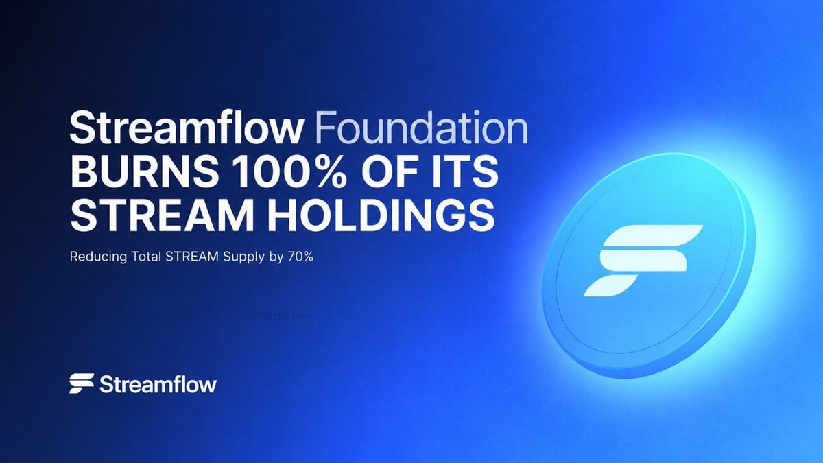 BkgGreen_'s tweet photo. the @streamflow_fi burn is a big deal and here’s why 

streamflow foundation burned 100% if their solana:STREAMribRwybYpMmSYoCsQUdr6MZNXEqHgm7p1gu9M tokens it held 

founder also returned about 90% of his personal tokens 

some were burned and the rest were returned to the teams supply 

the total supply is capped at 300 million solana:STREAMribRwybYpMmSYoCsQUdr6MZNXEqHgm7p1gu9M 

there is no mint authority so no new tokens can be created through minting 

the transactions is onchain so anybody can check the proof for themselves 

check the burn transactions here: https://t.co/QwAQTMtbv4