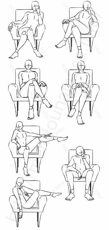 LimboSketch's tweet photo. Dominant sitting poses https://t.co/uj9sUnhqe9