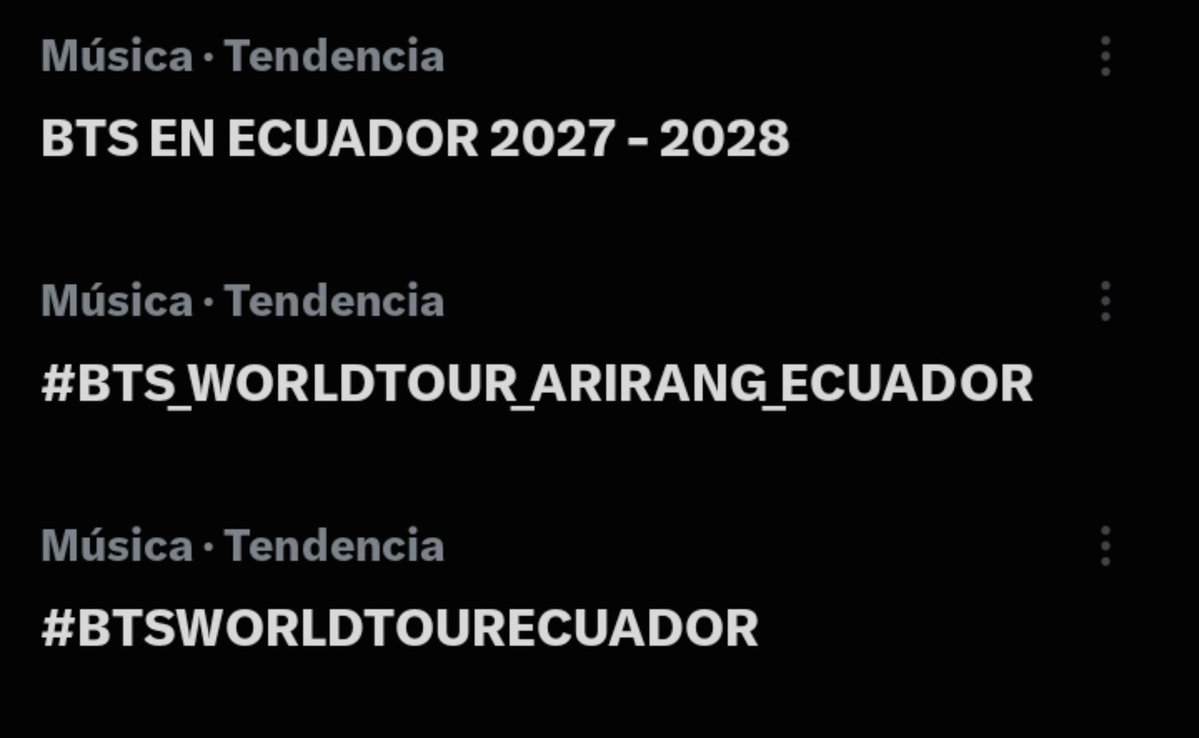 mimi_ec__'s tweet photo. AMAMOOOS 💜🇪🇨
SIGAMOS! 
BTS EN ECUADOR 2027 - 2028 
#BTS_WORLDTOUR_ARİRANG_ECUADOR
#BTSWORLDTOURECUADOR https://t.co/eY2sve5KeM