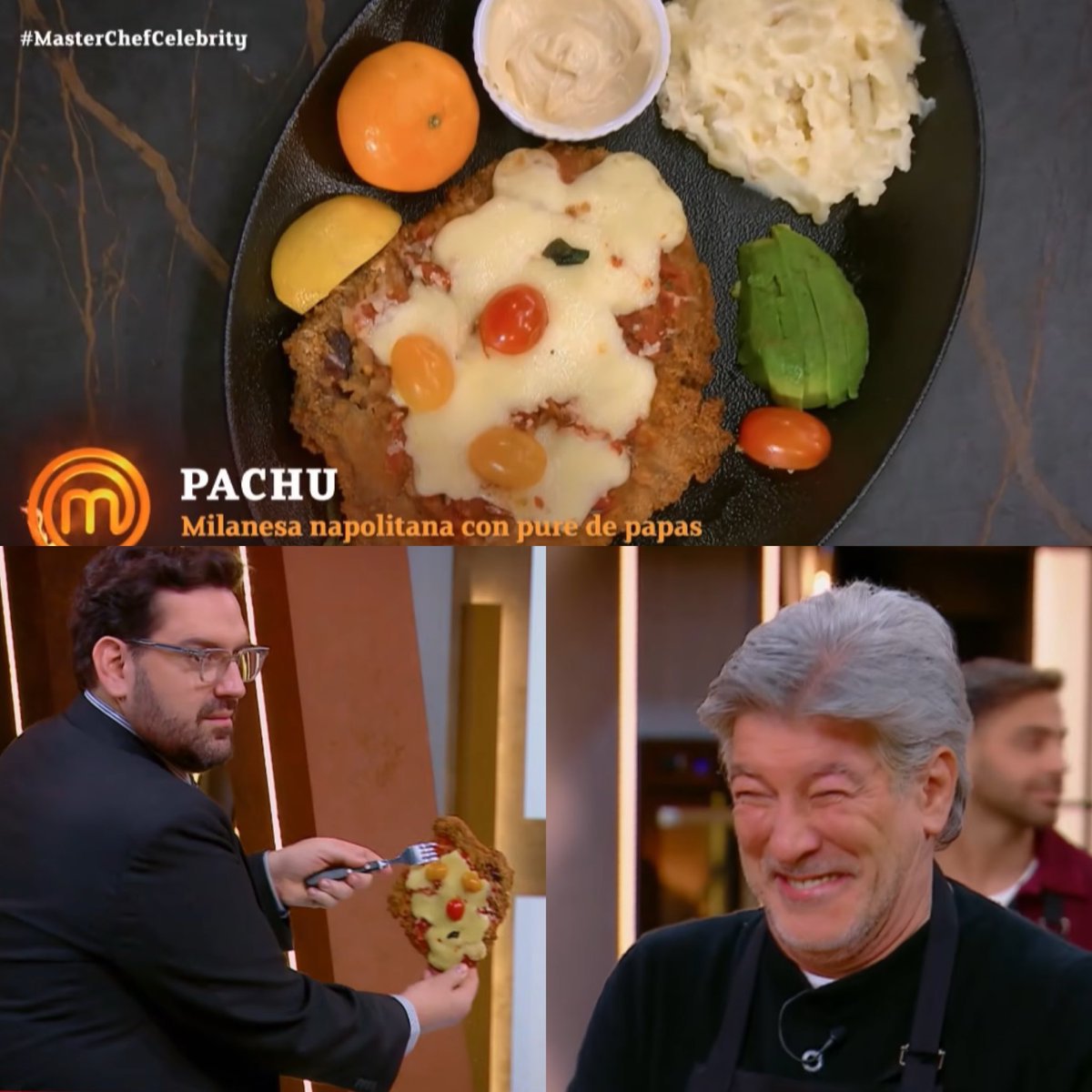 Agustinasa1607's tweet photo. Nosotros: que injusto que se vaya Pachu 
El hdp de pachu: Jajaa
#MasterChefCelebrity https://t.co/AB409A6eLP