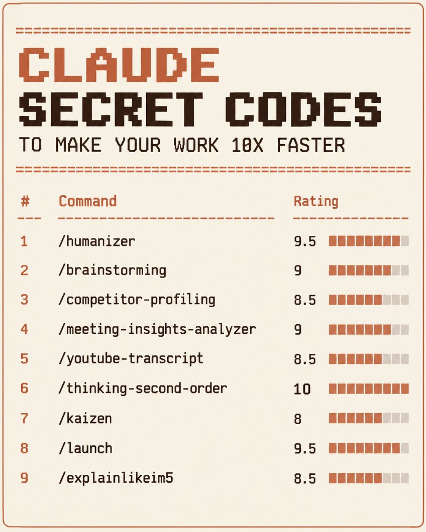 SachinMaur29307's tweet photo. 9 Claude Skills That Can Save You Hours of Repetitive Work https://t.co/9PixNU6nsB https://t.co/ImEXxXJBfN