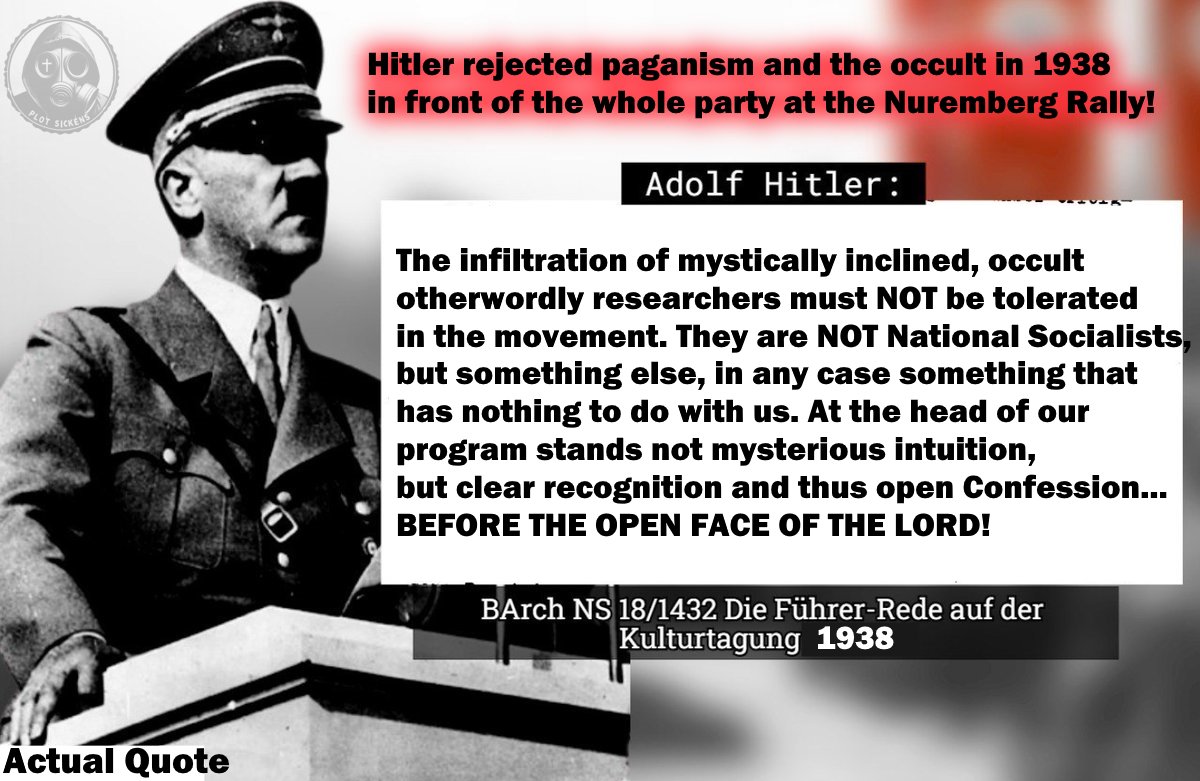 GasMaskNat's tweet photo. @ModernHeretic13 Wrong. This speech was anti-Pagan and pro-Church.
Jew https://t.co/bAUKBxSfHX