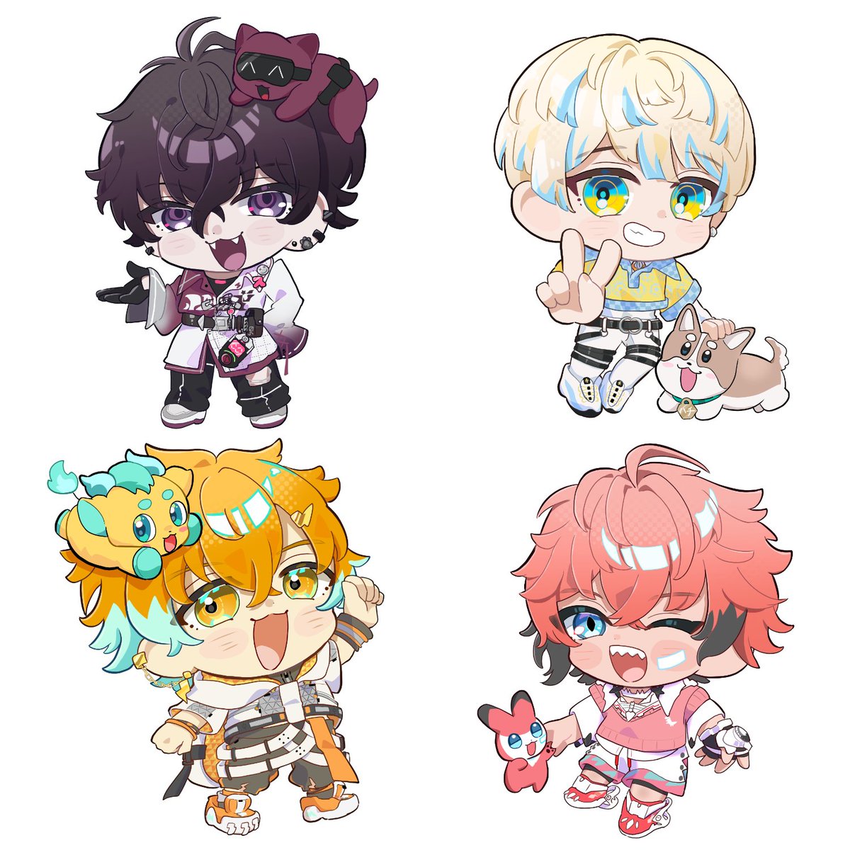 tackchu4's tweet photo. こちらお声がけいただき、応援のぼり用にヒーロー8名を描かせていただきました！🦸✨ありがとうございました！

ライブ開催もうすぐ…！！ https://t.co/kg6AbIrbCs