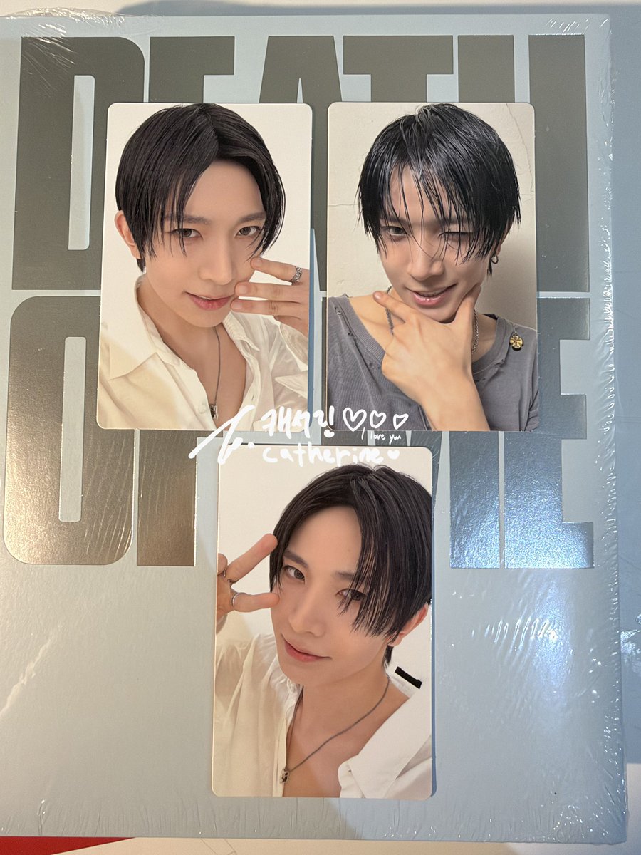 heesmyluv's tweet photo. DEATH OF ME 2차 LUCKY DRAW

Weverse Shop 위버스
+ Additional PC 

#EVAN #에반 #HEESEUNG #희승 https://t.co/uJXcFkp2gz
