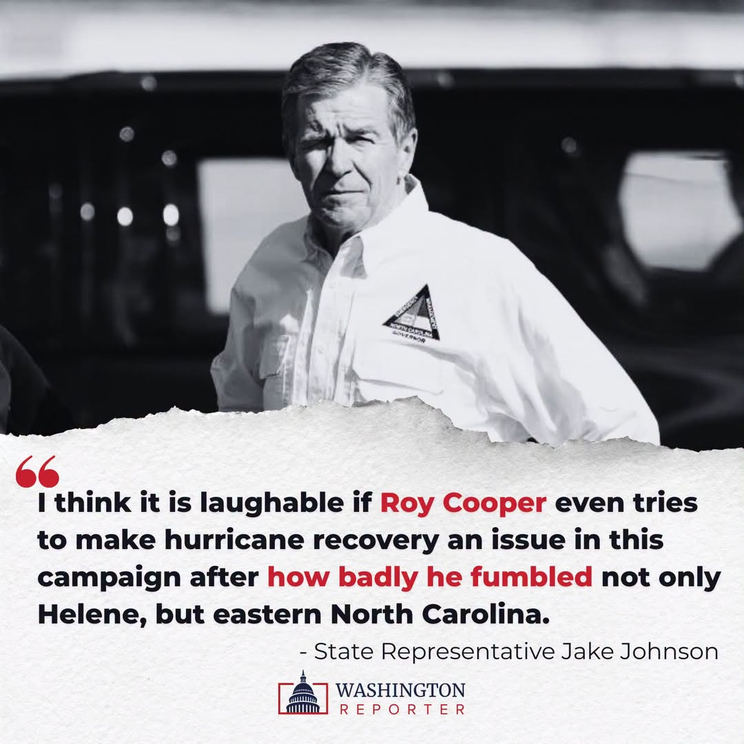 NCGOP's tweet photo. Democrat Roy Cooper failed North Carolinians. https://t.co/d3qCNkz89s