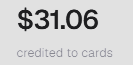 tappadco's tweet photo. Analytics are indicating that $31.06 has already been credited to deployer cards. 

When deploying a coin, make sure to provide your email address, so that you can recieved a link for your prepaid card once your coin reaches the min. fee ($10). https://t.co/fghYXVtUJx