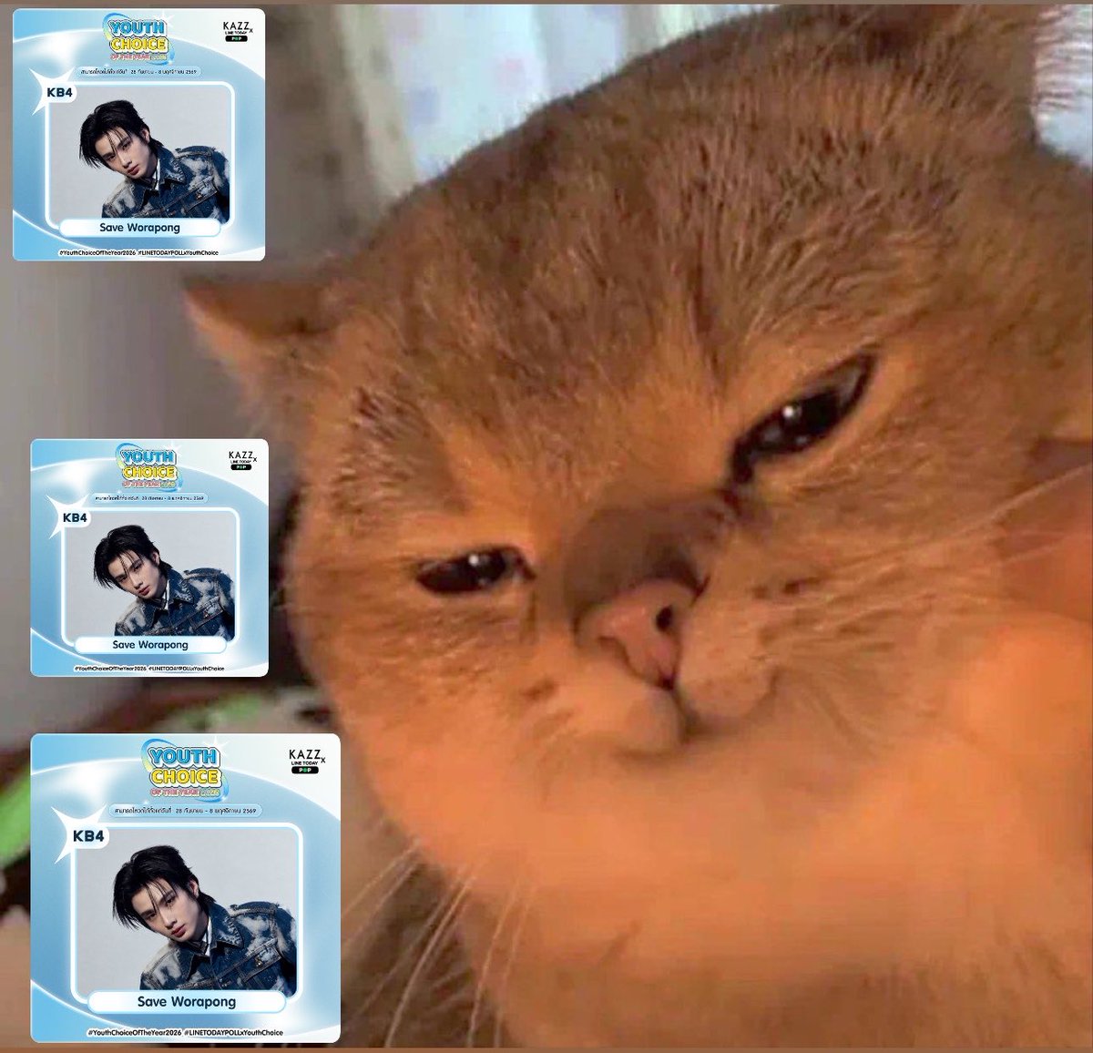 pearprink13's tweet photo. เช้าวันใหม่ อย่าลืมมาโหวตให้น้องเซฟกานน้า https://t.co/jwyqkusbhY