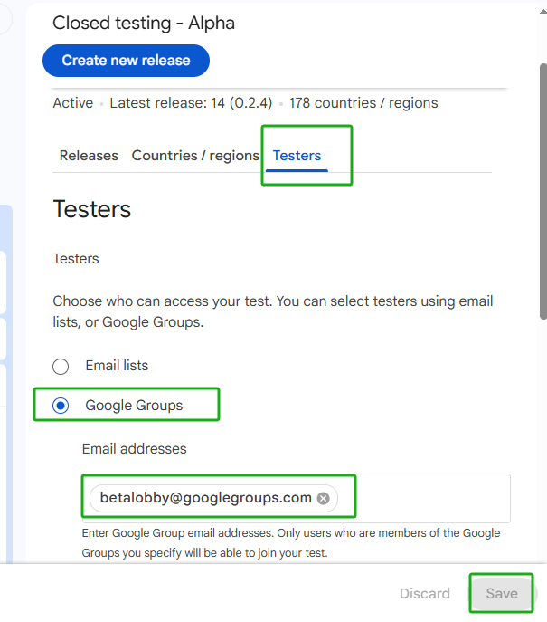 Zeroffffff's tweet photo. @WealthSamrat Easy 🙌

1. Join the group: https://t.co/E4cwE7J1Jt
2. betalobby@googlegroups.com as a tester group
2. Install BetaLobby on Play: https://t.co/RsEw8dJfW1
Submit your app and join the team (12/16)
Takes a few minutes, I'll help if you get stuck! https://t.co/5tbITKduGV