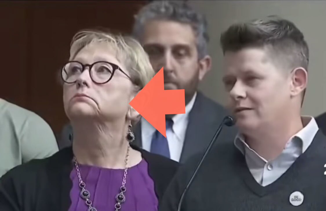iMemeDemocrats's tweet photo. This is what happens when you do not take your TDS medication for years.

This is the mom of Renee Goode’s wife. She’s had massive TDS for over 10 years and her smile has forever become a frown.

That’s why it’s important to listen to your doctor and take your TDS meds daily. https://t.co/9vz9KyfdZr