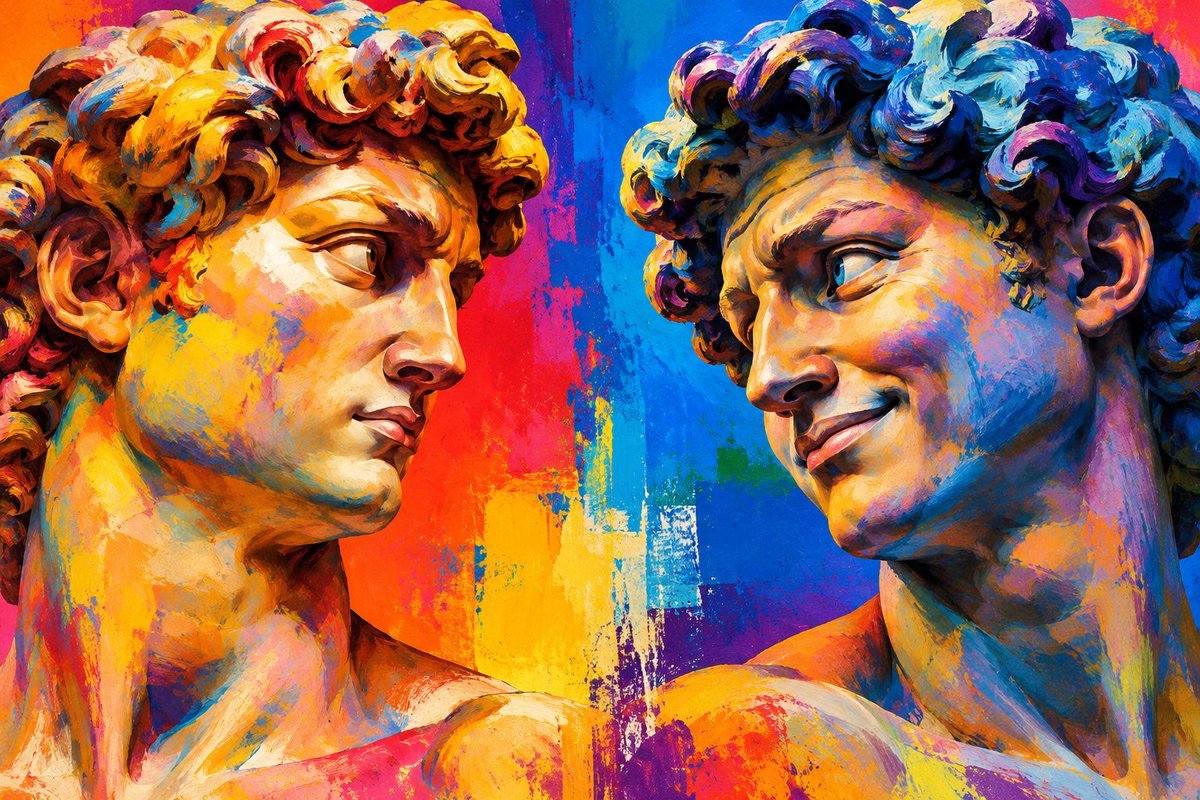 NeilGairnAdams's tweet photo. Brothers 
Polymorphism. Visualizm
by Neil Gairn Adams https://t.co/saSboMq4xk