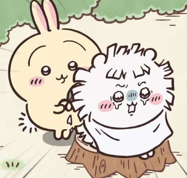 chakcani's tweet photo. 이 장면 치이가 우사기 1도 못 믿는 것 같아서 개웃김 https://t.co/1CdXRIMHIP