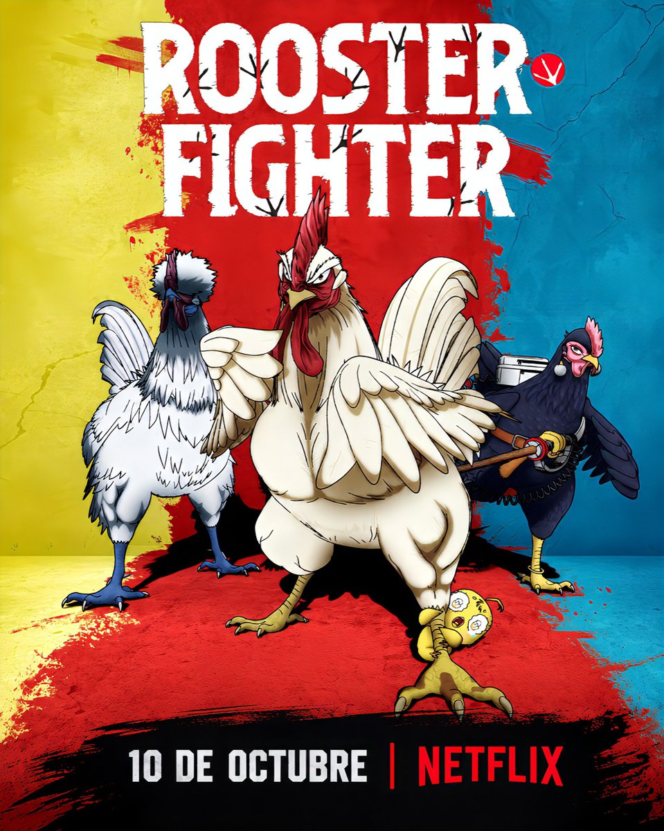 aniswimtv's tweet photo. #RoosterFighter llega a #Netflix Latinoamérica el 10 de octubre! https://t.co/NHRIj9hJp3