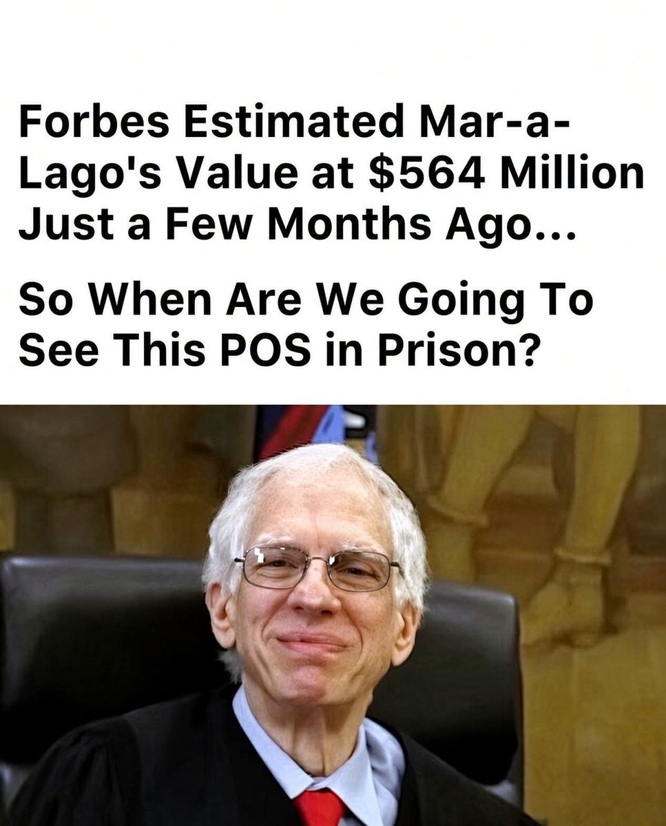 AmesStraight's tweet photo. Forbes: “Mar-a-Lago is worth hundreds of millions.”

Also the State of New York: “Trump committed fraud by saying Mar-a-Lago was worth hundreds of millions.”

Apparently real estate values depend on whether you’re writing a Forbes article or trying to prosecute Donald Trump. 😂

Nothing screams “equal justice” quite like watching the valuation magically change depending on who needs the number.

AMES STRAIGHT 🎯
No Spin. No Sugarcoating. Straight to the Point.