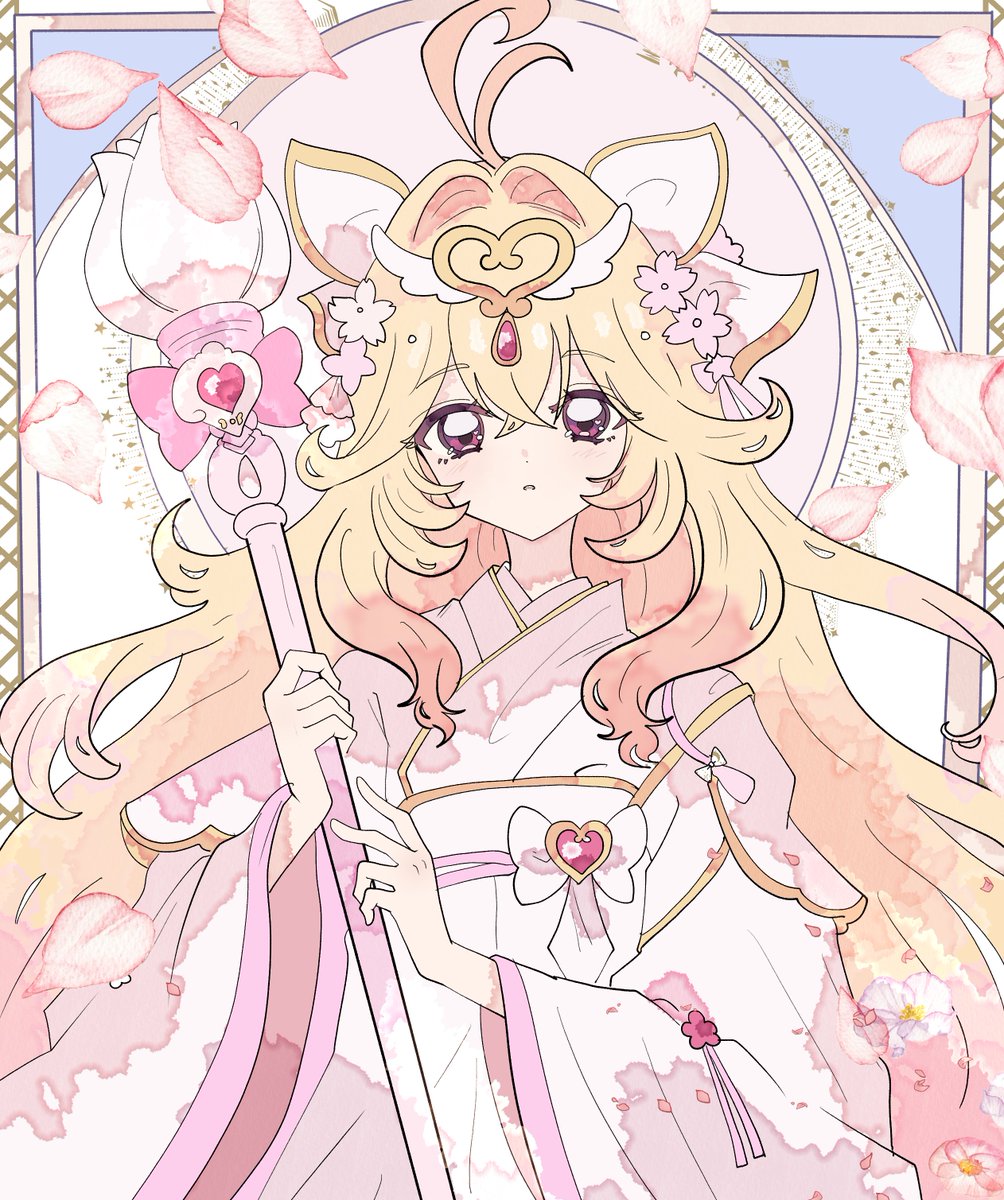 may__9706's tweet photo. キュアアルカナ🌸桜の着物ver https://t.co/52C4eLosoY