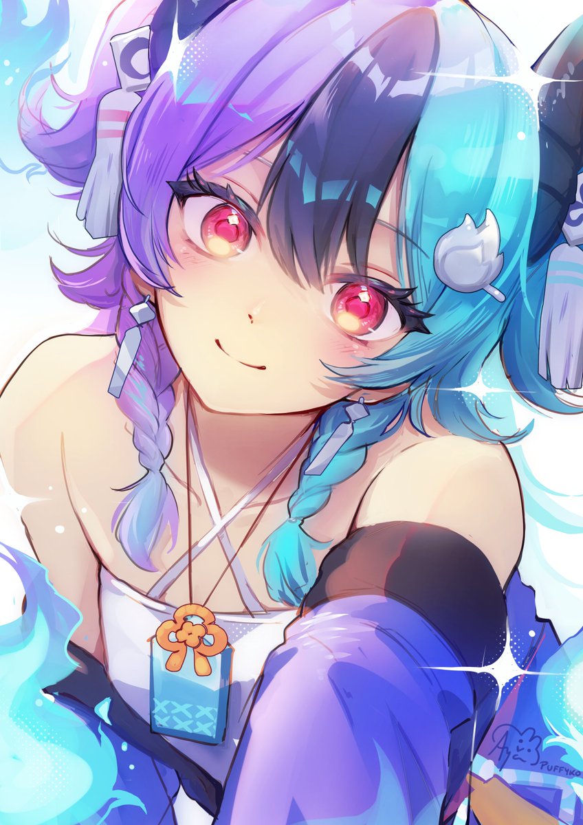 Puffyko's tweet photo. I almost gave up halfway, but sometimes you just need to finish it to see the full potential! (´･ᴗ･ ` )

#めら組絵図 https://t.co/8FoPmkZ0NC