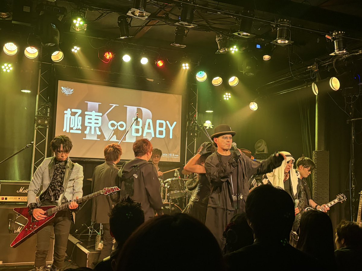 ungeigei's tweet photo. #VisualRavenNight
#VRN
#極東baby
#BUCKTICK
LOVE MEのコーラス歌いましたよー🎤
拝見するのは2度目かな?セトリもかなり変わってた!
JUST ONE MORE KISSでイベント出演されたvocalさんを招いての演奏も良かった!一体感‼️
悪の華観て1番最初に行ったB-Tライブ思い出す(何回も言っててすみません) https://t.co/nFcf5DkIM9