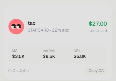 tappadco's tweet photo. Our top deployer has already been paid out $27.00 in prepaid visa fees. 

Wonder what there gonna spend the money on? https://t.co/fhYza41ikh