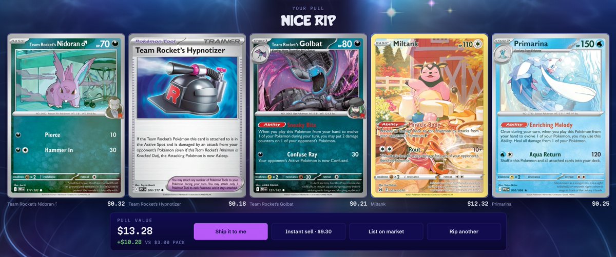 CrackedDev's tweet photo. $3 packs on @Packratdotfun hit like crack in the 80s 

$3 > $13 with a $10 instant sell back

gang gang solana:6w1Kqb2rkT1oVLyMjrTV9QXJUwDDDmpNpGbGXpackrat 

6w1Kqb2rkT1oVLyMjrTV9QXJUwDDDmpNpGbGXpackrat

https://t.co/vIPuQxBeNi https://t.co/hfyGsYNDCT
