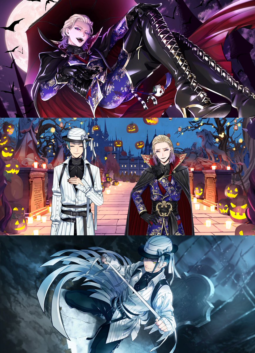 yasaame_vils's tweet photo. ハロウィンになるとヴィルとジェイドはず〜っと一緒でなかよしだよネ😌🎃 https://t.co/rXqJi1JGMv