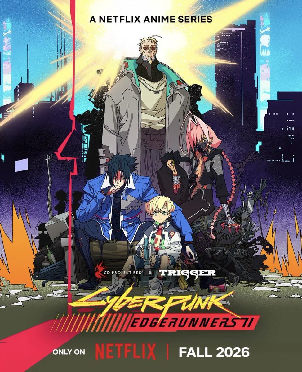 _Jidusea's tweet photo. Cyberpunk: Edgerunners 2
Ep count: 10
i'm actually excited to see the new directors take on the Cyberpunk world. I'm assuming all episodes air at once on Oct 20th https://t.co/MfsxtpIHxb