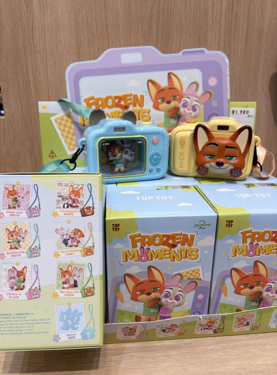 TOPTOYtakasaki's tweet photo. 【✨再入荷✨】

🐰おぱんちゅうさぎ  Fantastic Restaurant

🦊ズートピア2 FROZEN MOMENTS

🧸MayMei GREEDY BEAR

本日、再入荷いたしました！！
ご来店お待ちしております៸៸᳐>⩊<៸៸᳐ https://t.co/XmwgQPmEuF