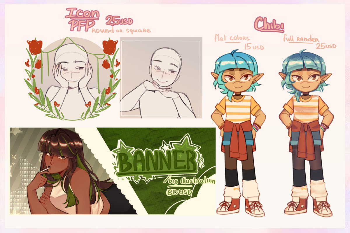 synthet1cseraph's tweet photo. additionally, another commissions post, i've adjusted some of the prices a little, mostly to make them a little cheaper ^_^
commissions are still OPEN!! you can dm me here or contact me on discord synthet1cseraph ! https://t.co/wx3kw3UoJq