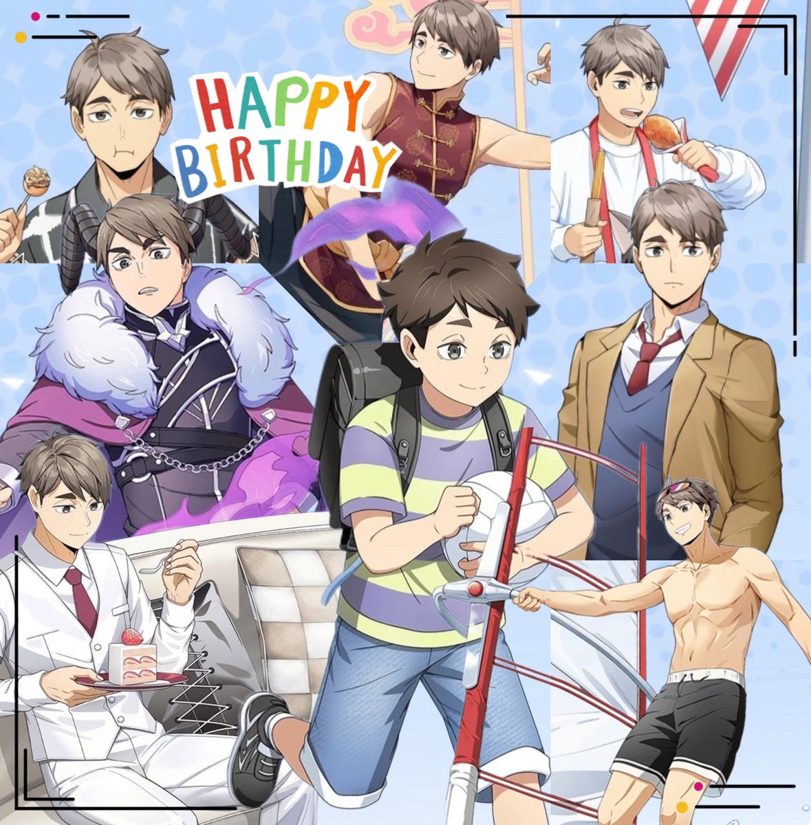 1122yumi's tweet photo. HAPPY BIRTHDAY侑 治🎉 https://t.co/MZoBmeUm6a