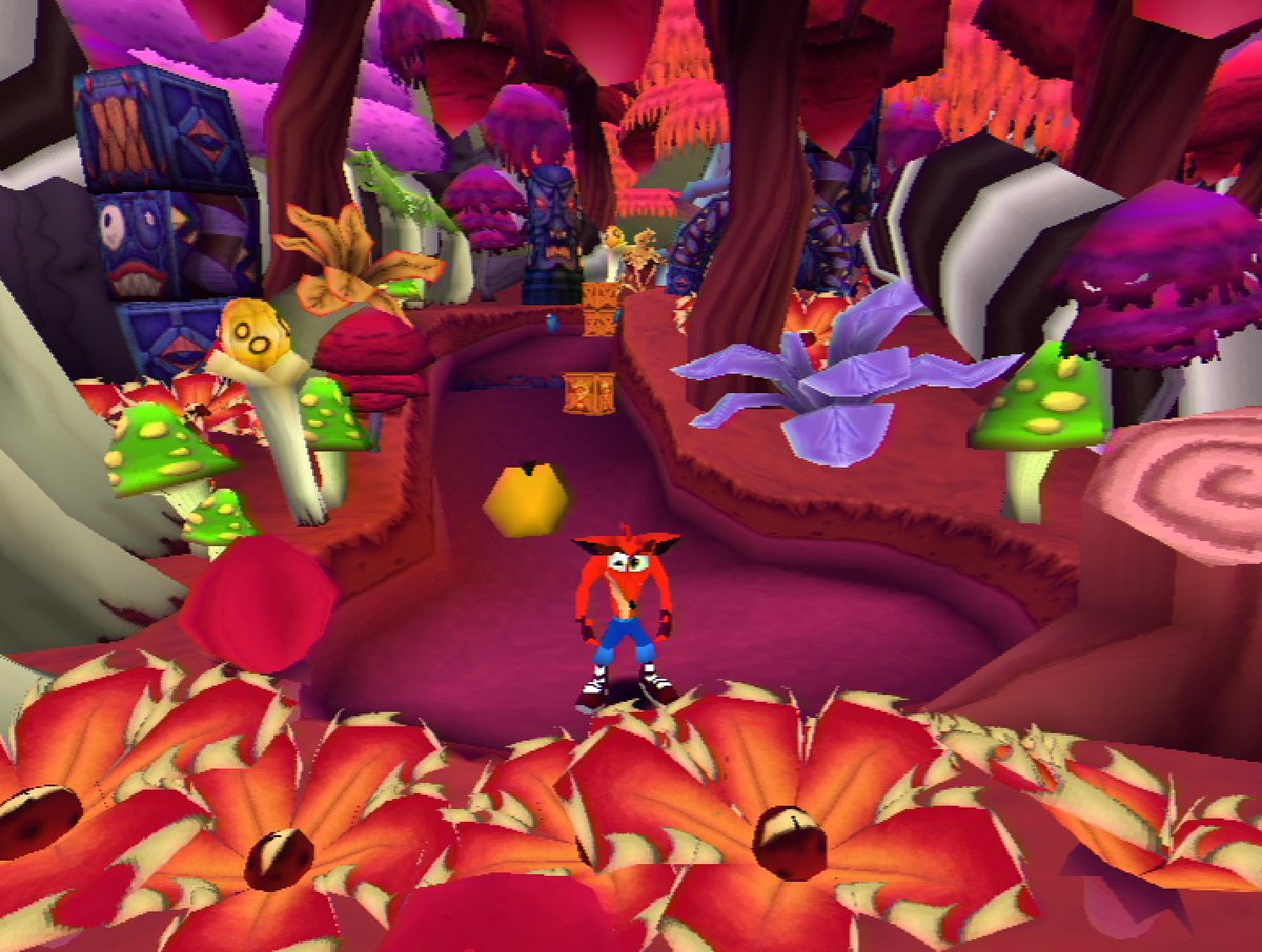 DroG_1998's tweet photo. Crash Bandicoot Dimension Twist!🌀 
beautiful DEMO!😍🥭

#CrashBandicoot https://t.co/CvgOcokoKE