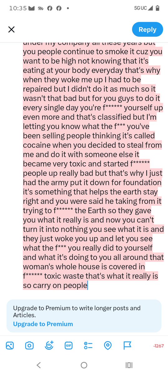 IBOSSLW's tweet photo. @USArmy You really didn't want me to say anything but they just woke them up and seen what they thought they had first of all none of that should have worked without my company and my patents so they gave you a bunch of green slime toxic s*** this s*** you been smoking all these ye https://t.co/NdRHtB1BKM