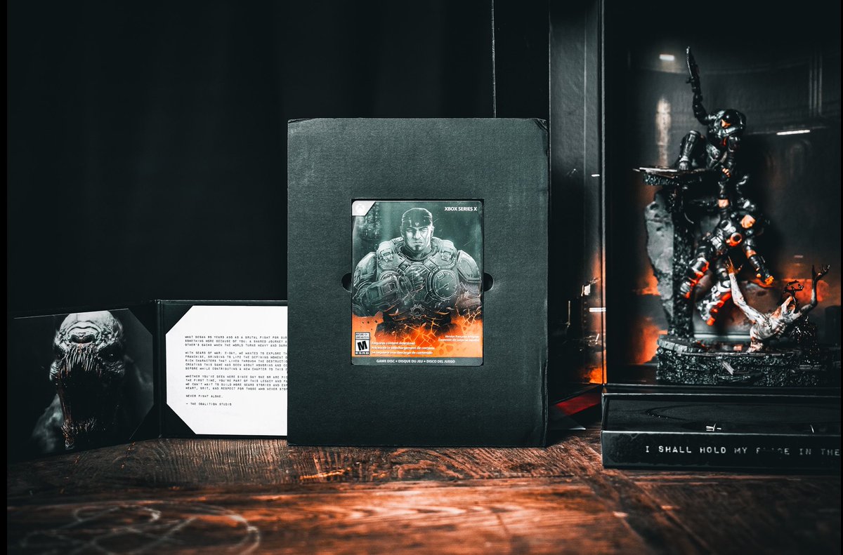 EG_wicho's tweet photo. Le voy a regalar mi código de la Edición Coleccionista de Gears of War E-Day a 1 persona que deje su like y RT en este post en las siguientes 24 horas.

Pronto tendrán un gran unboxing en el canal que espero disfruten mucho porque esta edición es FUEGO.

Suerte al ganador.🫀⚙️🔥 https://t.co/quS6Tt5oyn
